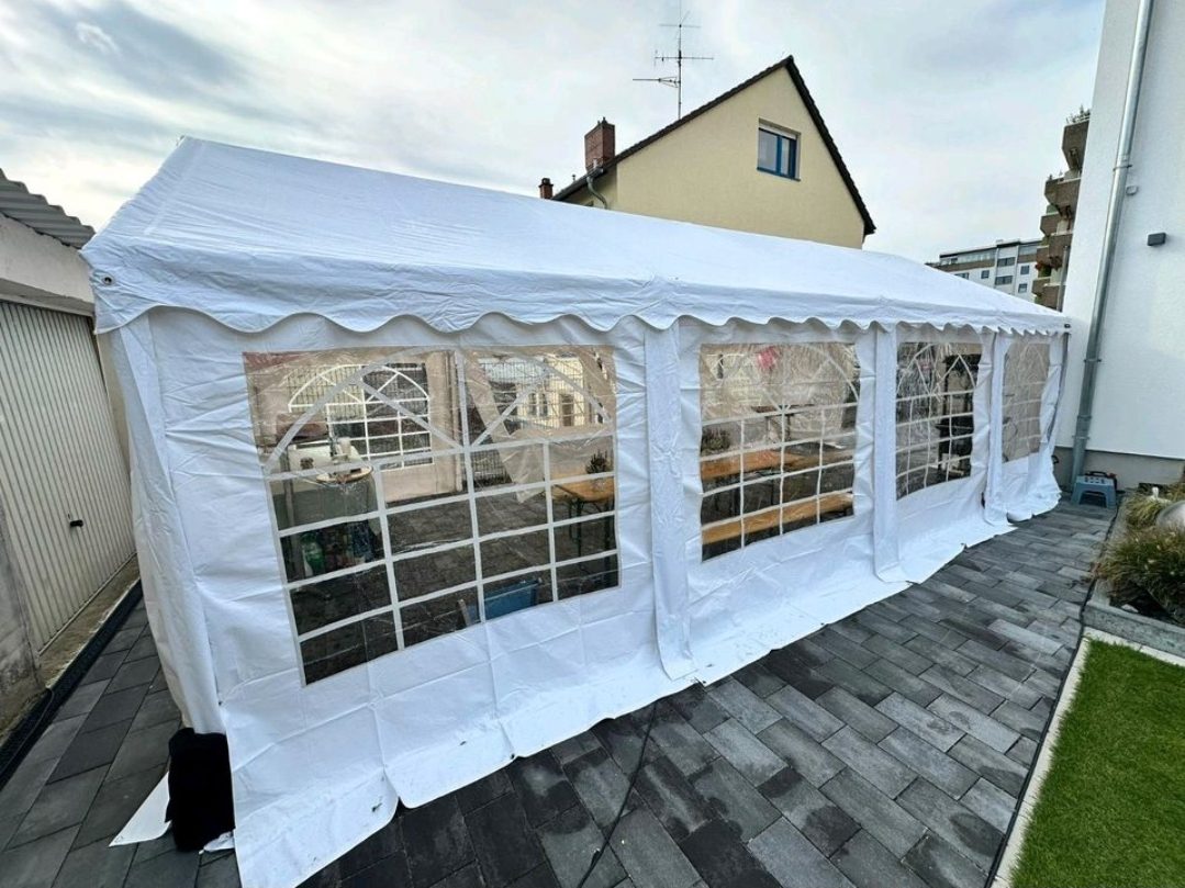 Partyzelt 4x8 m mieten – Speyer / Rhein-Neckar, ab 129 €