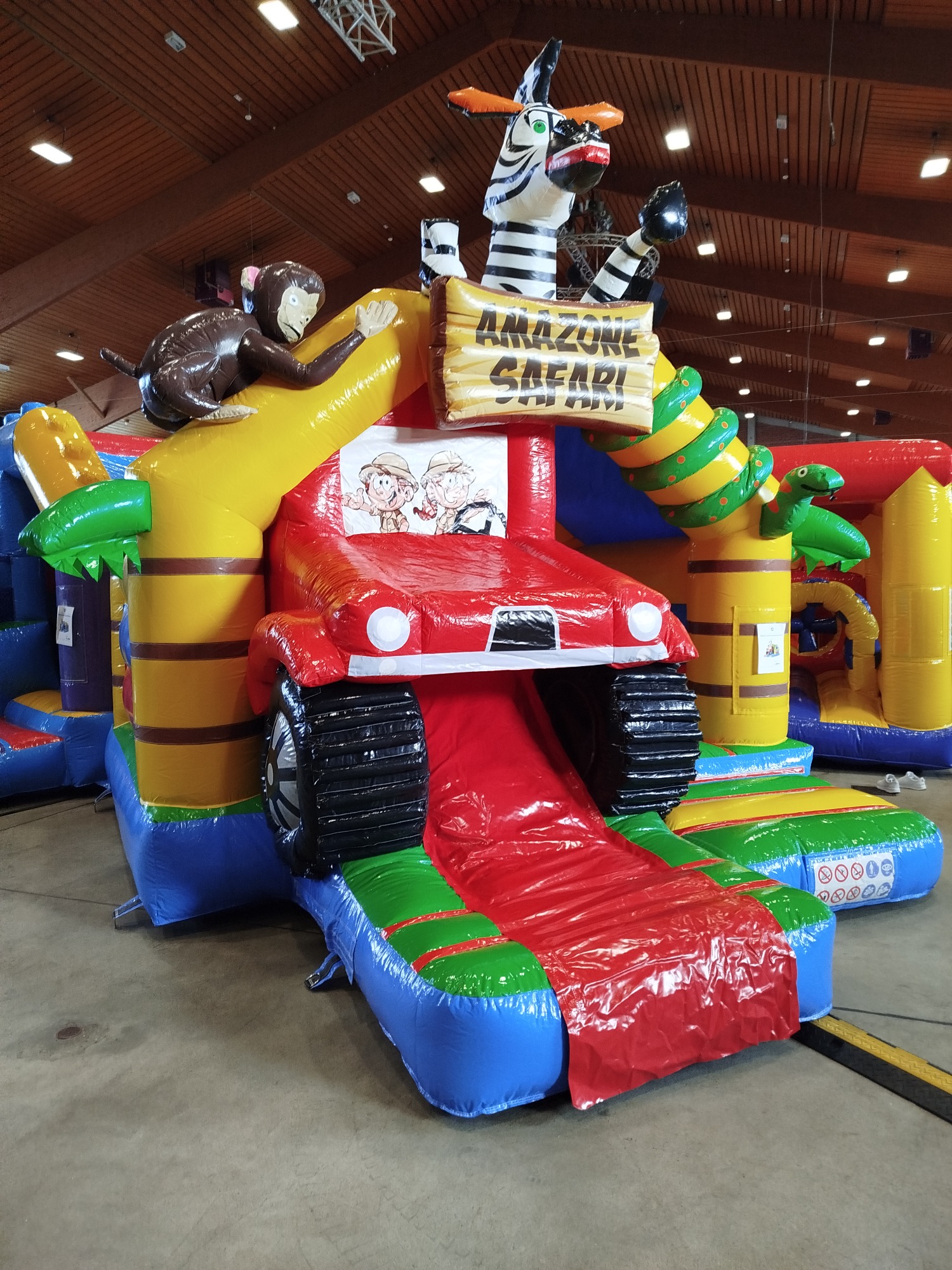 Hüpfburg Amazone Safari mit Rutsche mieten – Speyer / Rhein-Neckar, ab 99 € – 4