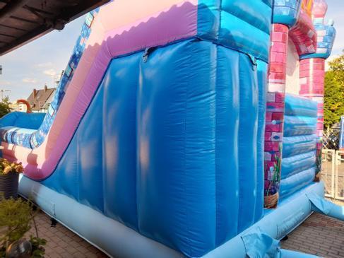 Profi Hüpfburg Springburg Cinderella Kutsche Prinzessin Traum Schloss Märchenschloss mit Rutsche leihen mieten – 2