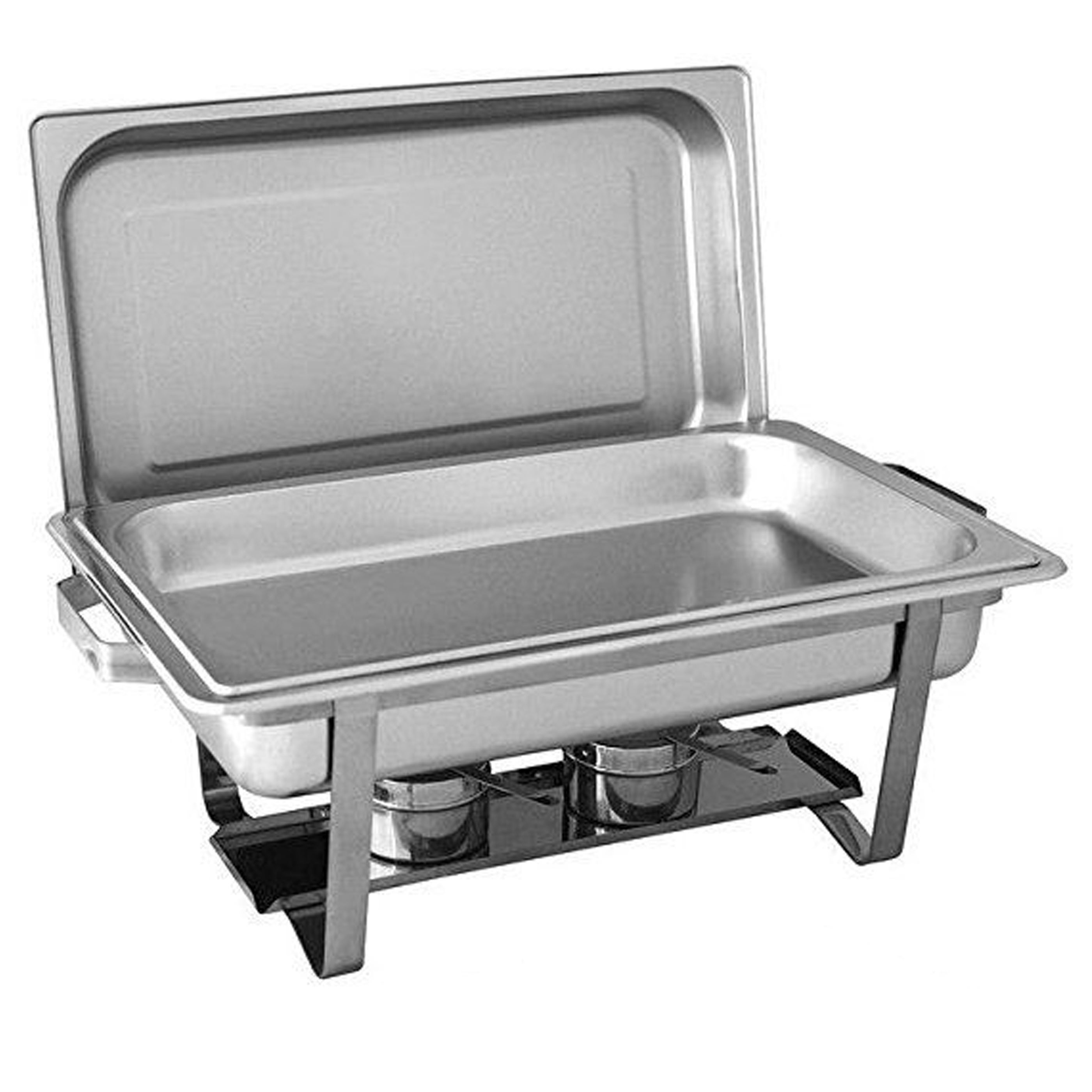 Speisenwärmer 4x Chafing Dish Wärmebehälter Speisewärmer Edelstahl Büffetbehälter Büffet Präsentation – 3