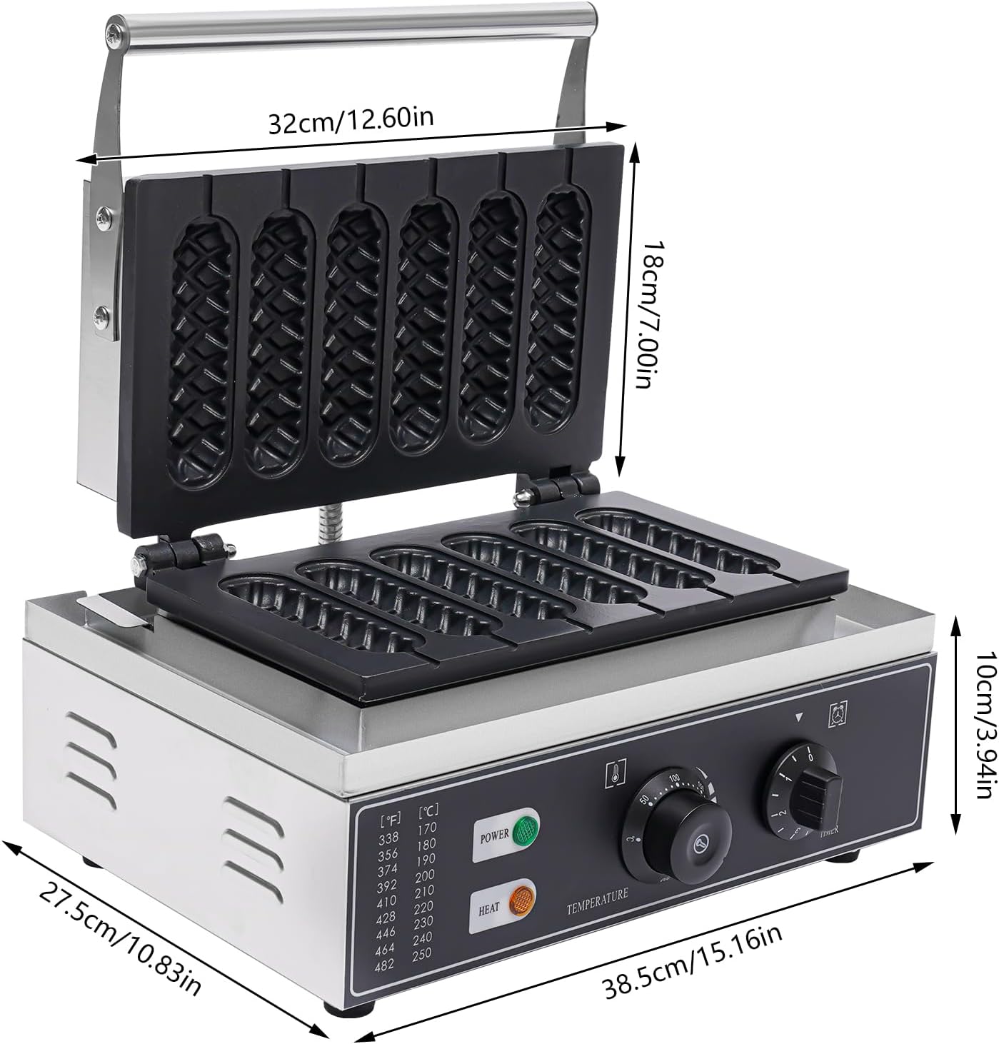 Leckere Waffeln & Hotdogs am Stiel – Mietgerät für Feiern – 4