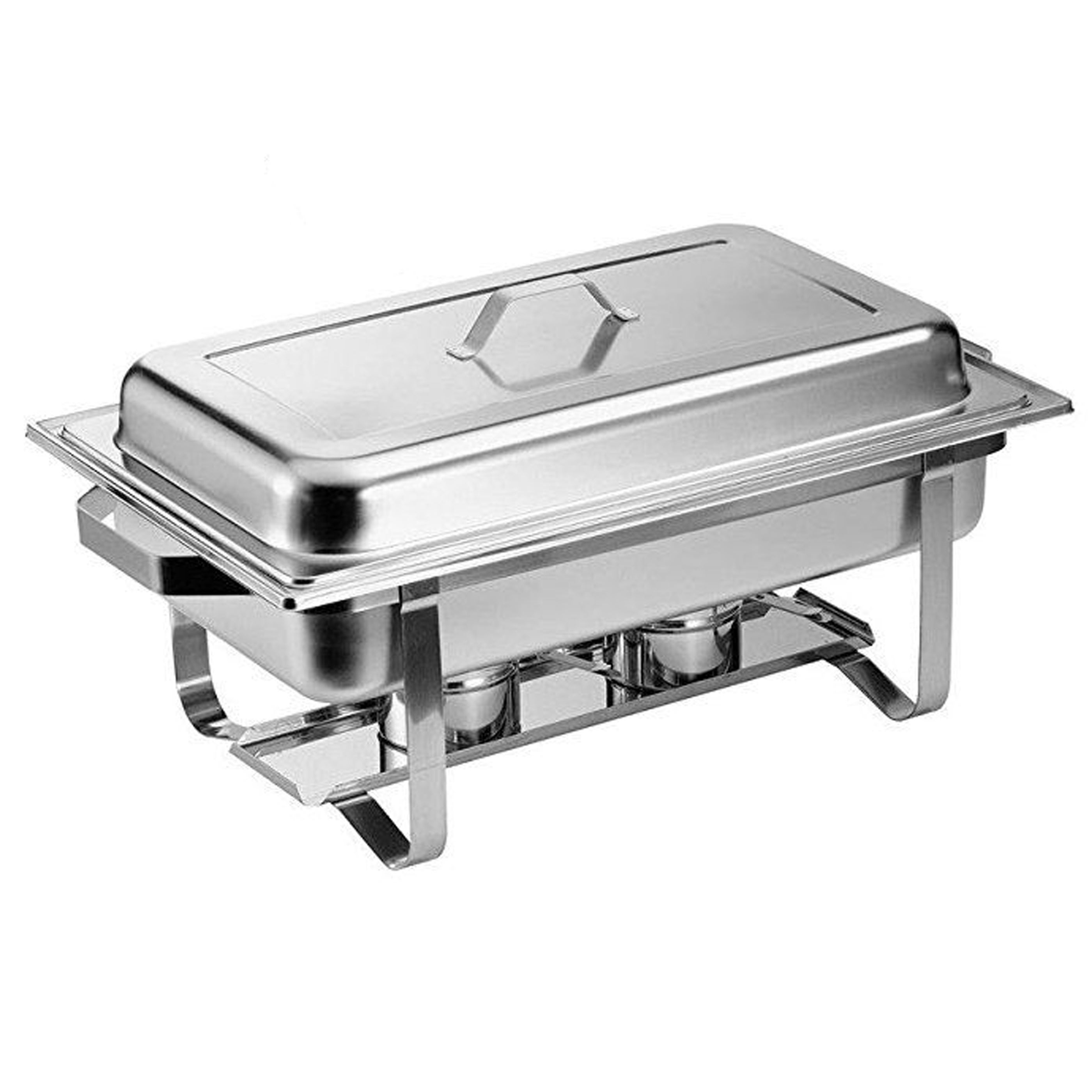 Speisenwärmer 4x Chafing Dish Wärmebehälter Speisewärmer Edelstahl Büffetbehälter Büffet Präsentation – 2