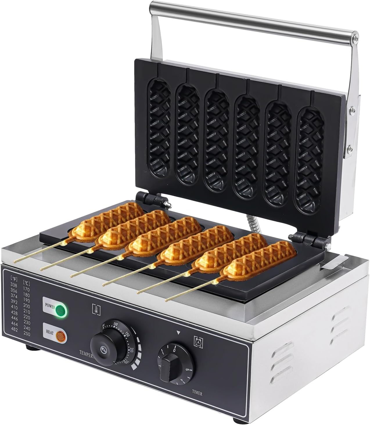 Leckere Waffeln & Hotdogs am Stiel – Mietgerät für Feiern – 2
