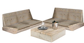 Lounge-Set Wood - Holzmöbel – 4