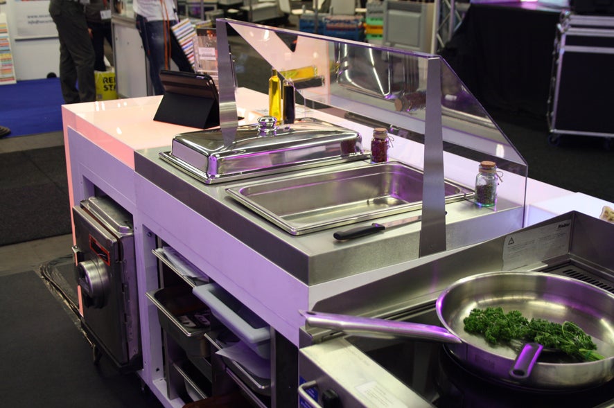 Buffetsystem "CateringStar" Präsentationsfläche beleuchtet – 3