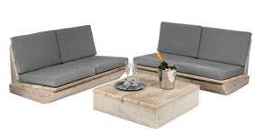 Lounge-Set Wood - Holzmöbel