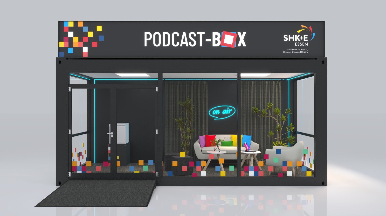 Podcast-Glascontainer