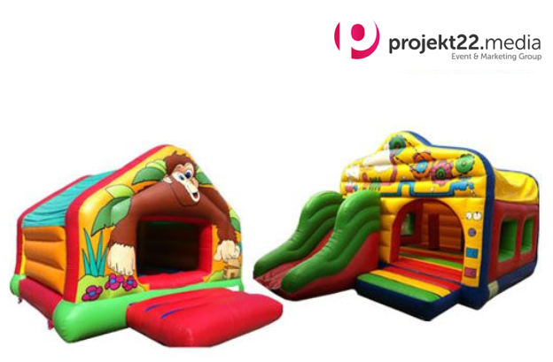 Hüpfburg "Jungle Jim" oder "Bounce & Slide"