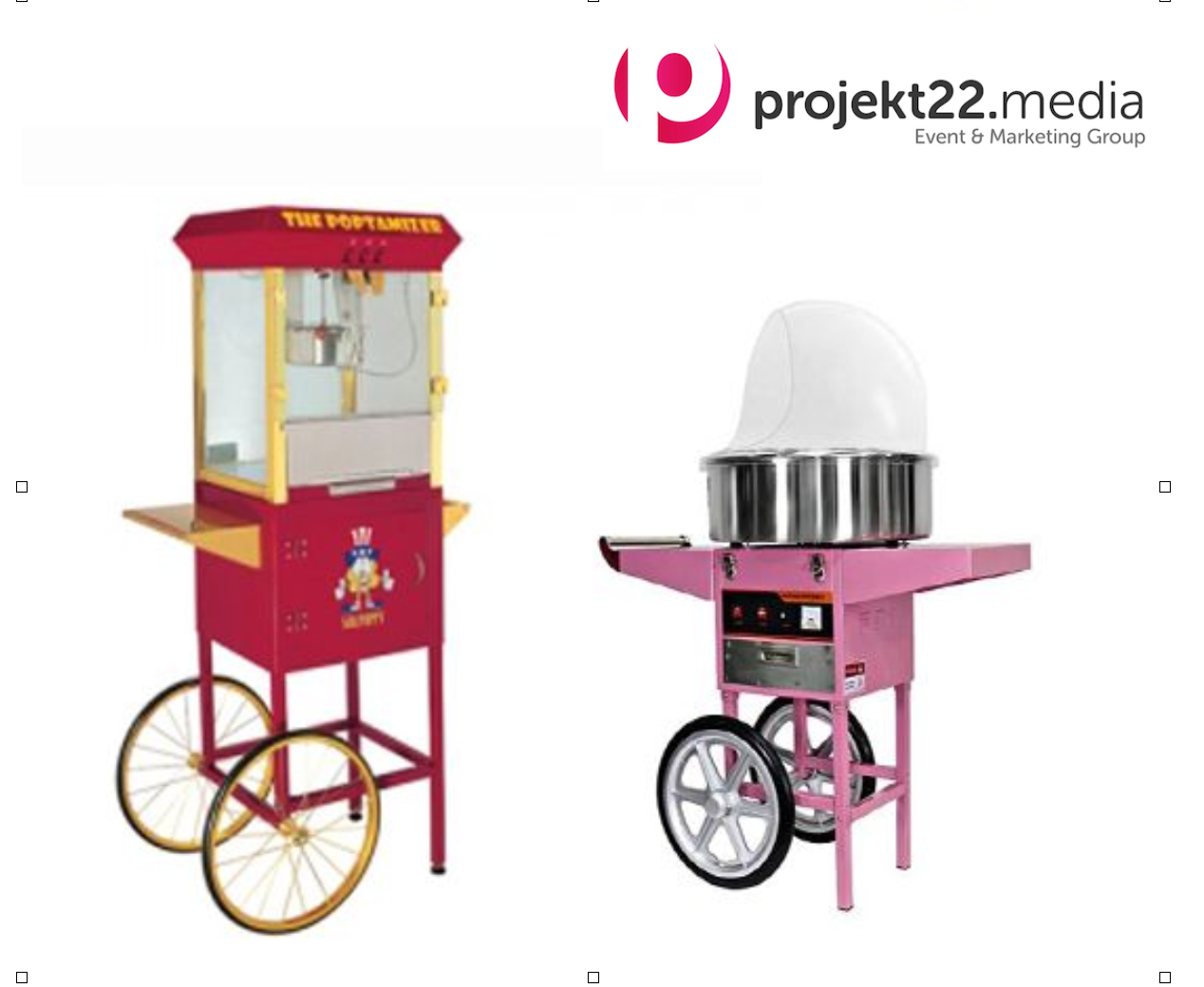 Popcornmaschine oder Zuckerwattemaschine