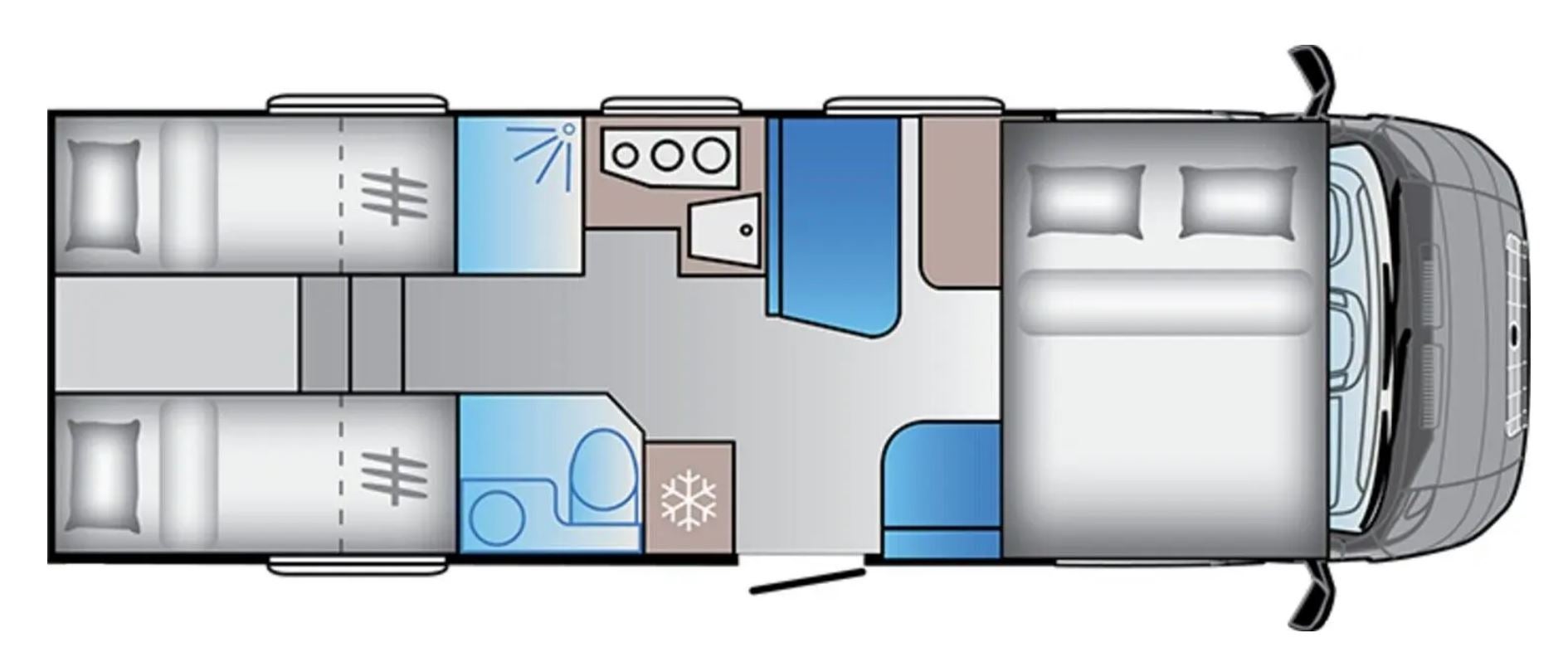 Wohnmobil Alkoven Sun Living A 75 SL Lite (Modell 2026) mieten