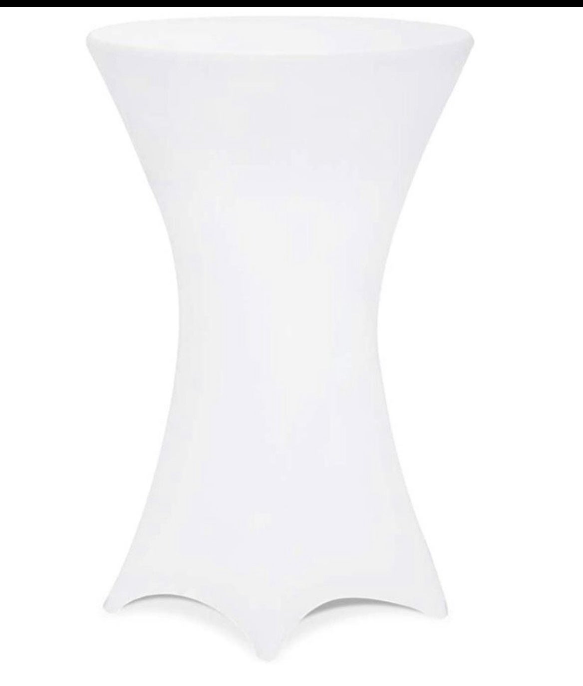 Stehtischhussen 80cm weiß