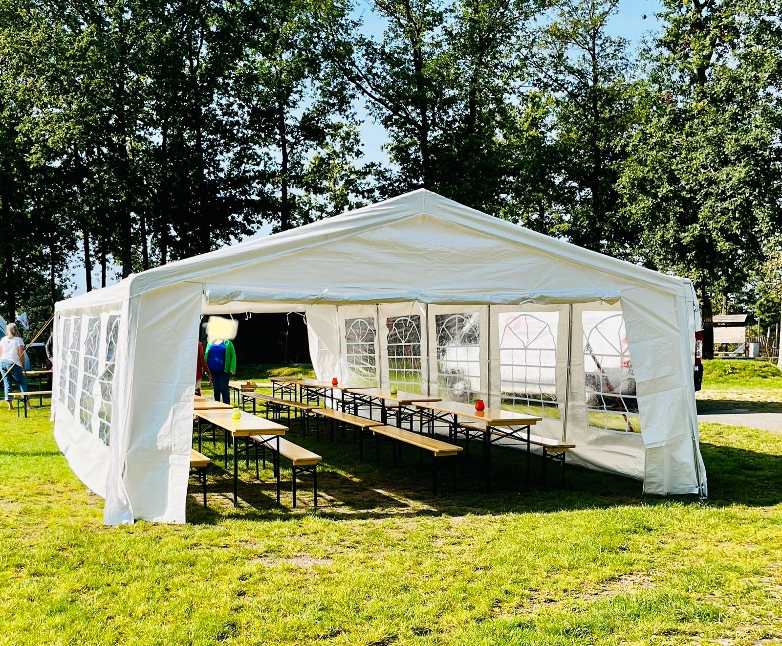 Partyzelt 5x10m, Festzelt, Eventzelt – 3