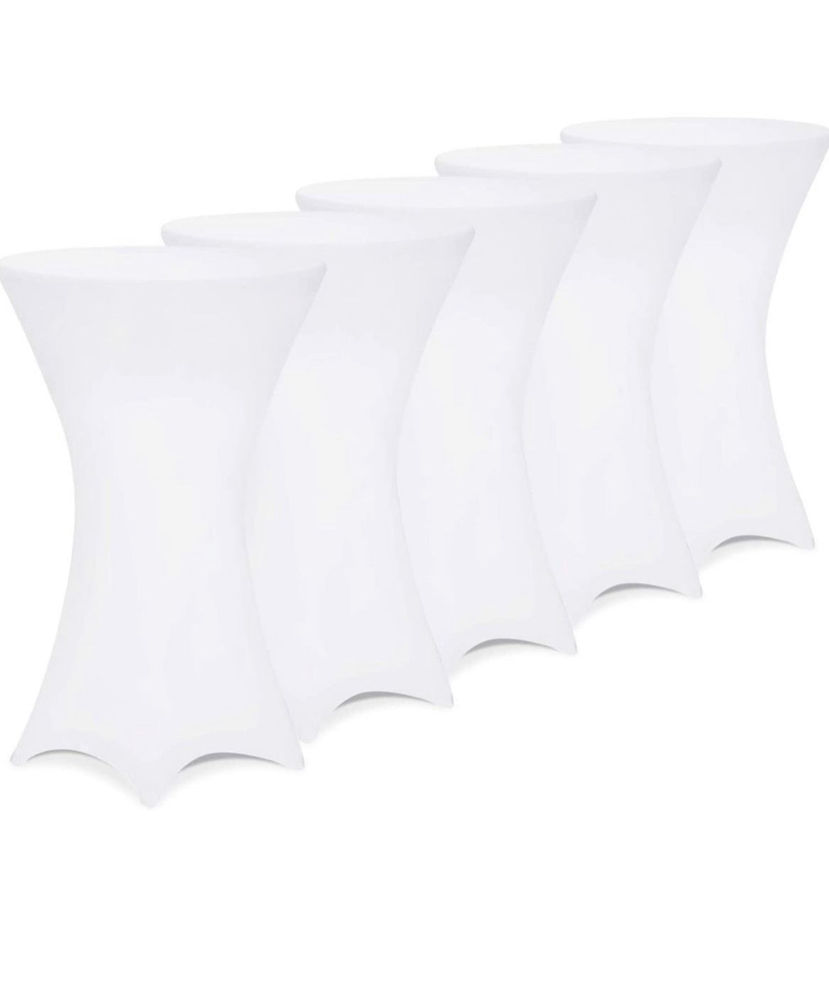 Stehtischhussen 80cm weiß – 3