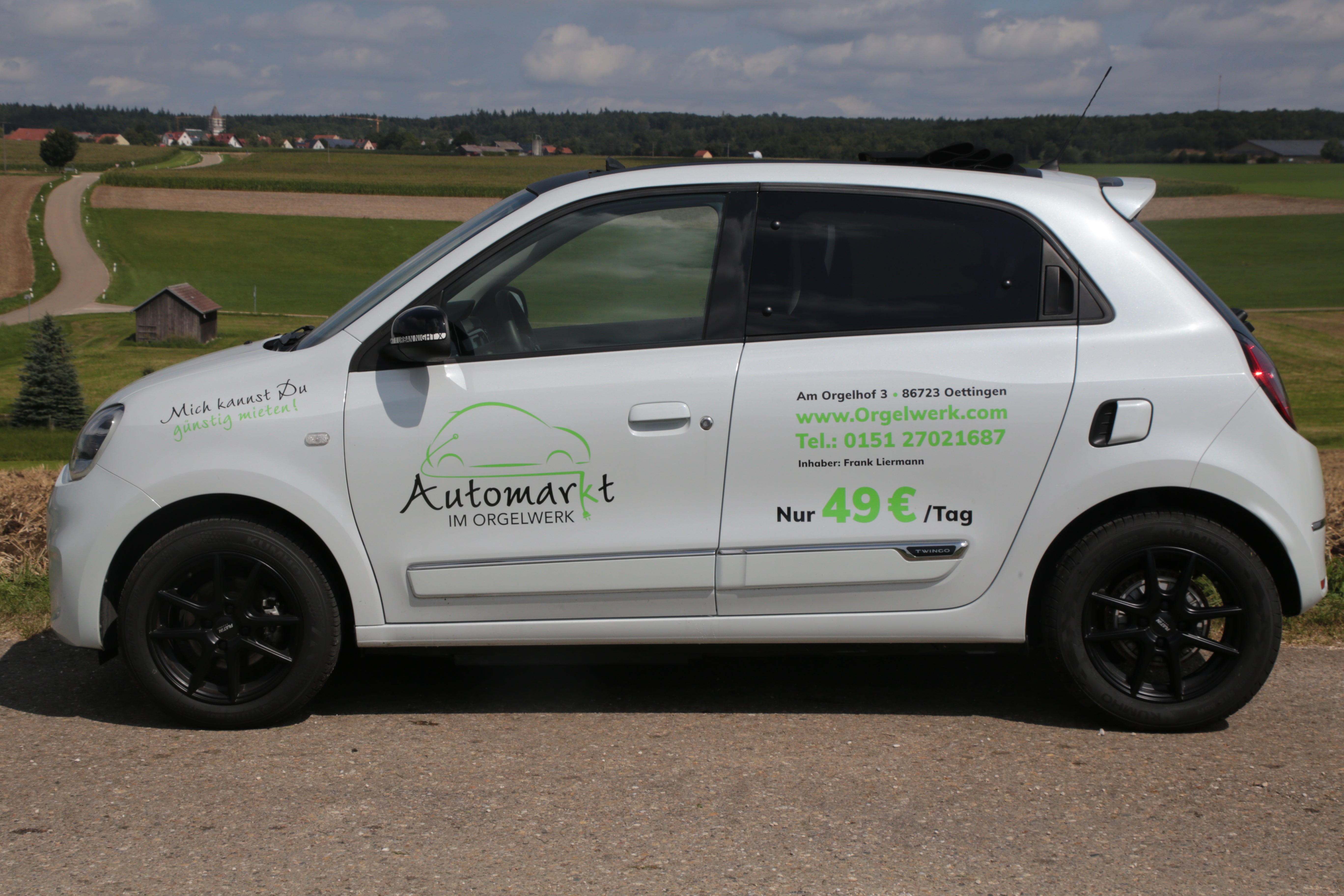 Renault Twingo (elektrisch) mit Faltdach- nur 49 Euro / Tag!! – 2