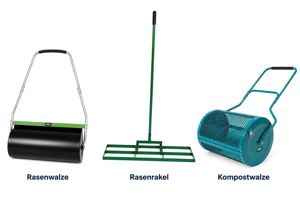 Rasenwalze Rasenkrakel Krakel Walze Kompostwalze mieten in Wöllstein