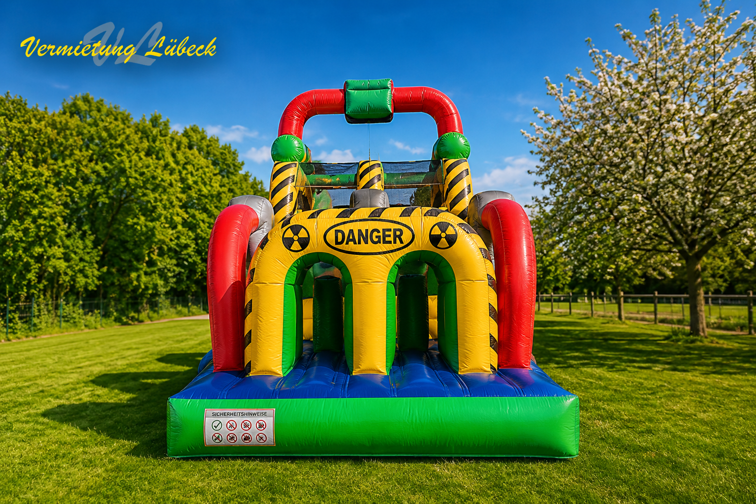 XXL Hindernisparcours „Danger“ – 12 Meter Actionspaß für jedes Event – 3