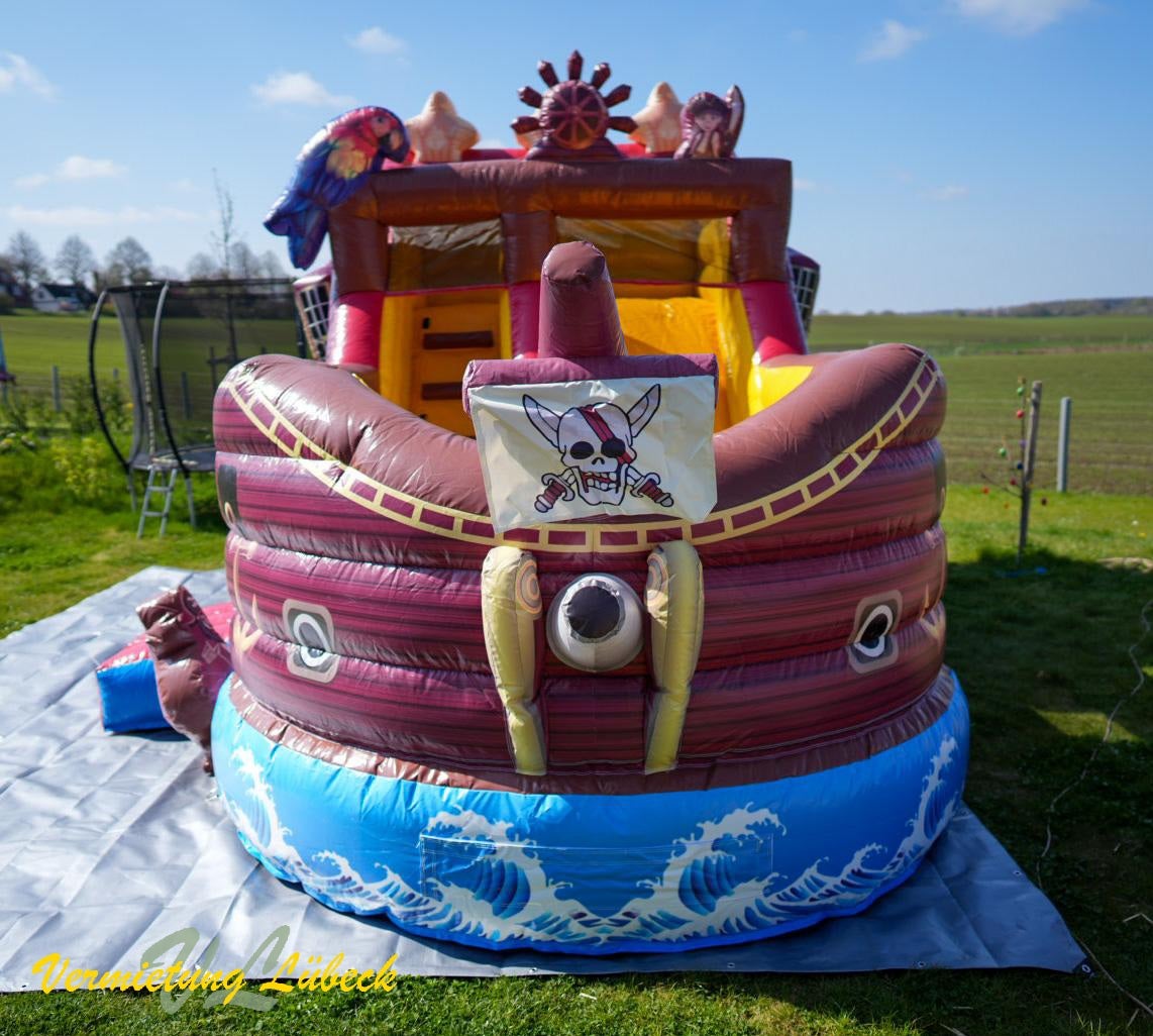 XL Piratenschiff mit Rutsche – 2