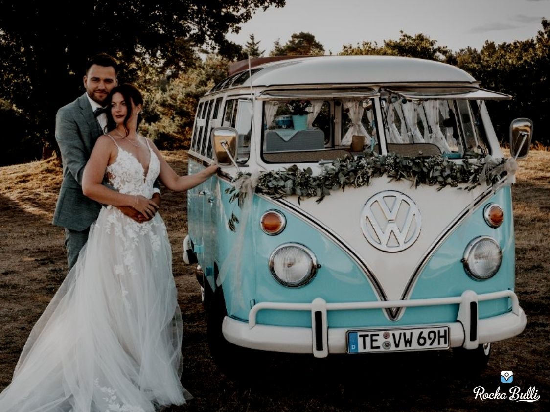 VW T1 Samba Bulli - Hochzeitsauto Oldtimer Brautauto MietBulli - RockaBulli – 4