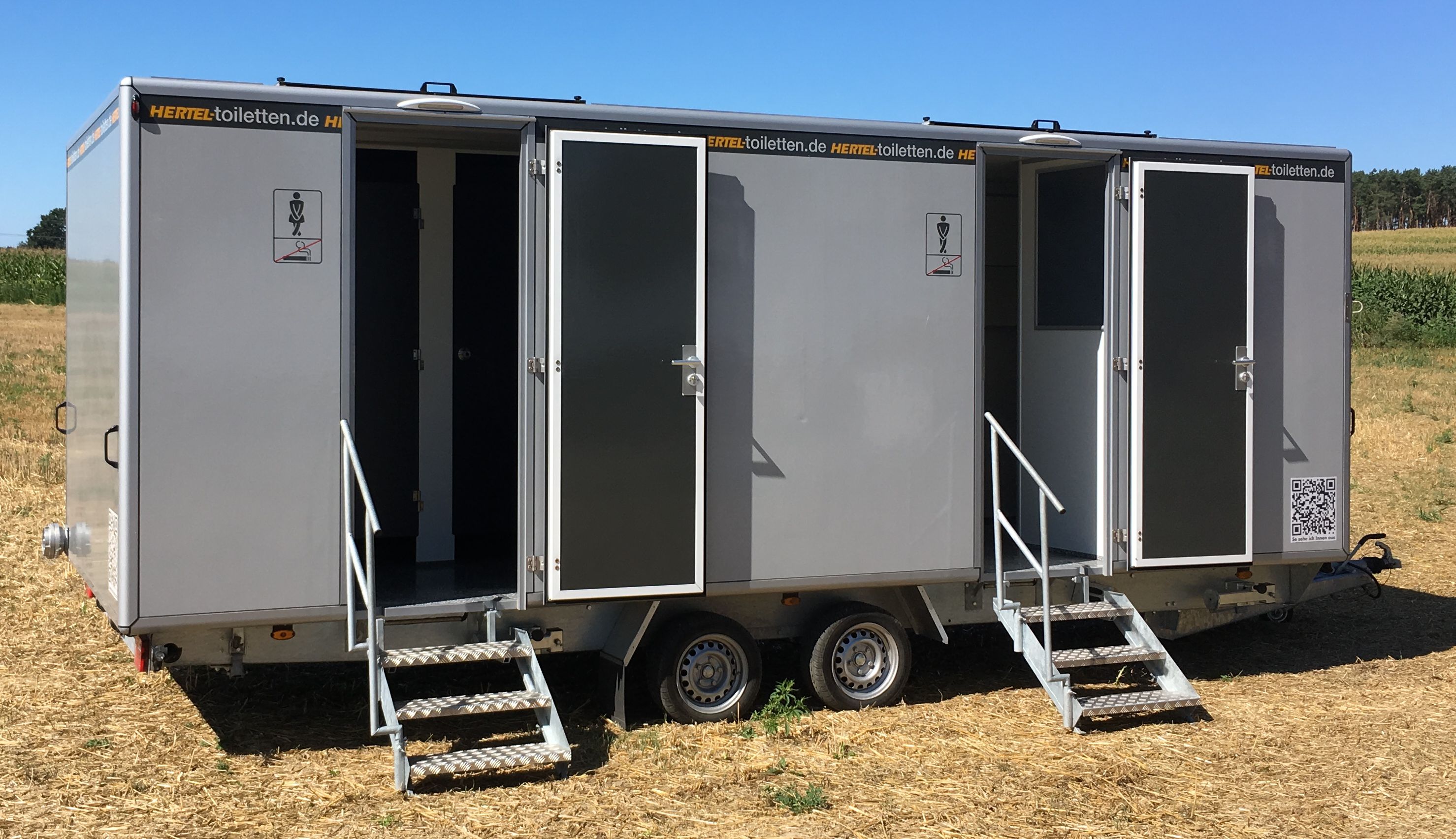 Toilettenwagen groß / incl. Lieferung-Anschluss-Abholung – 2