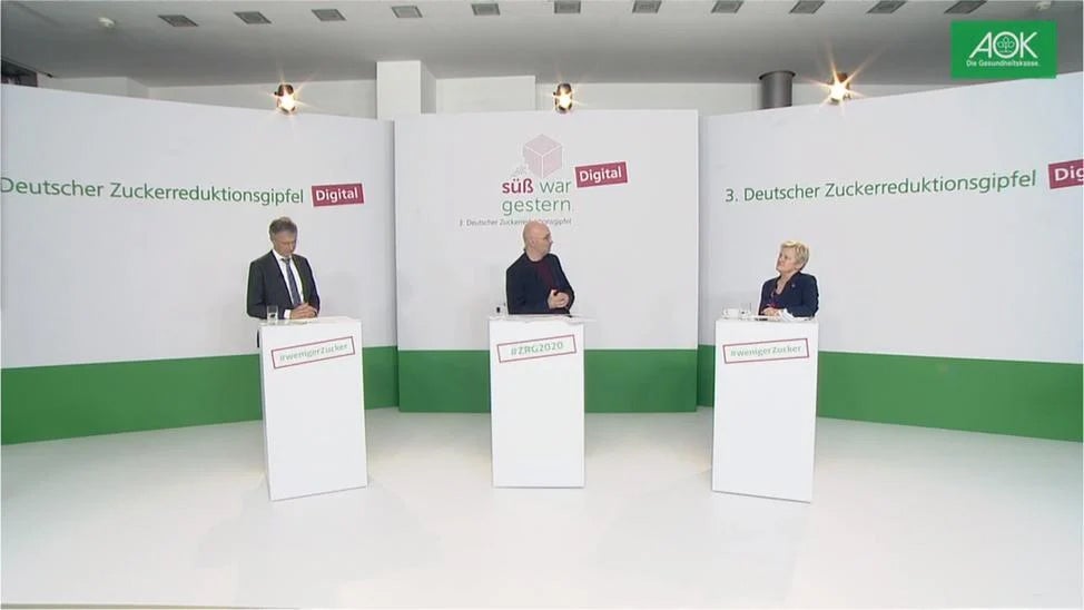 Stehtisch weiß | Brückenstehtisch klein für Bühnen und Veranstaltungen – 2