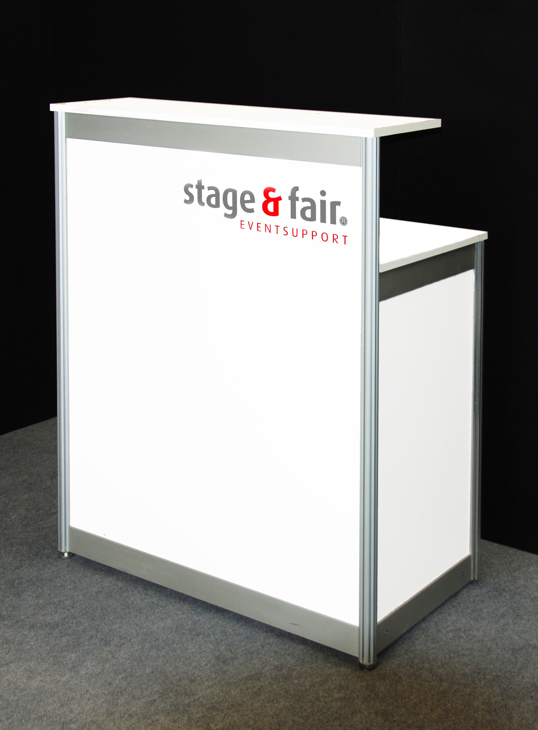 Counter TANO I weiß | Messetheke | Infocounter