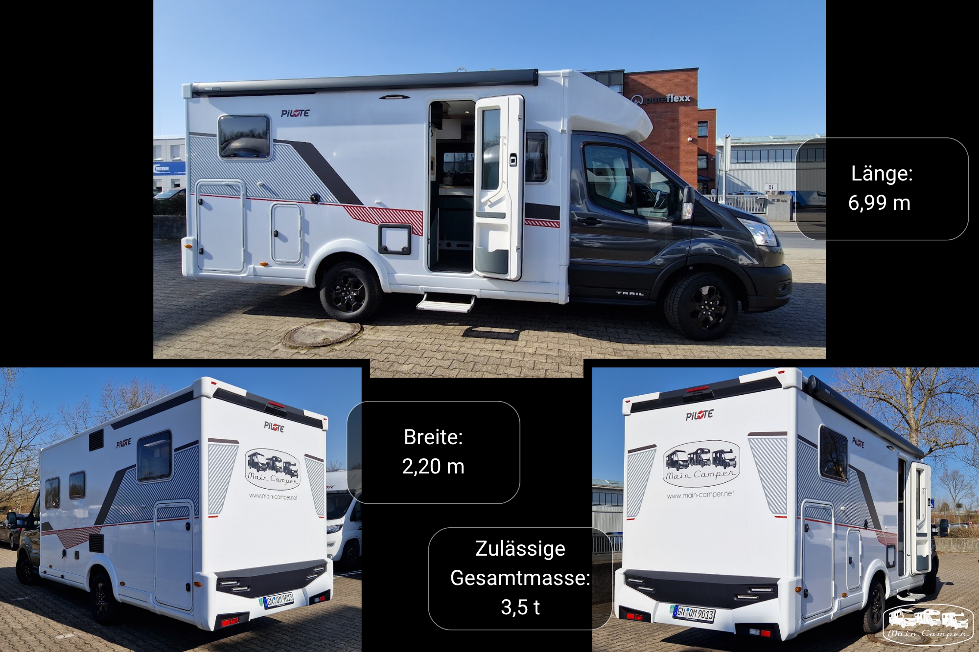 Pilote Atlas A690 GJ - Teilintegrierter für 4 Personen – 2