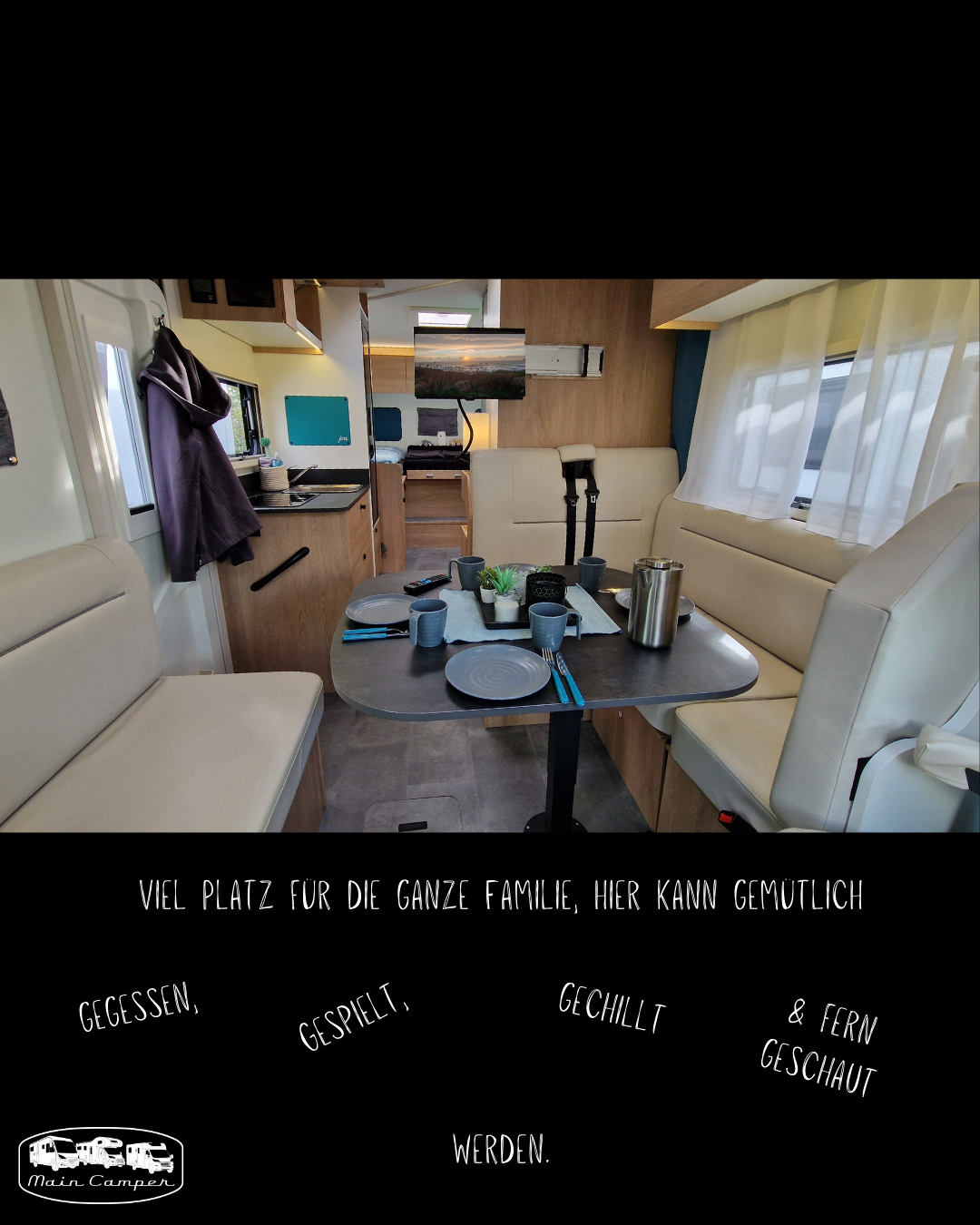 Familienwohnmobil, 5 Personen, 3,5t – 3