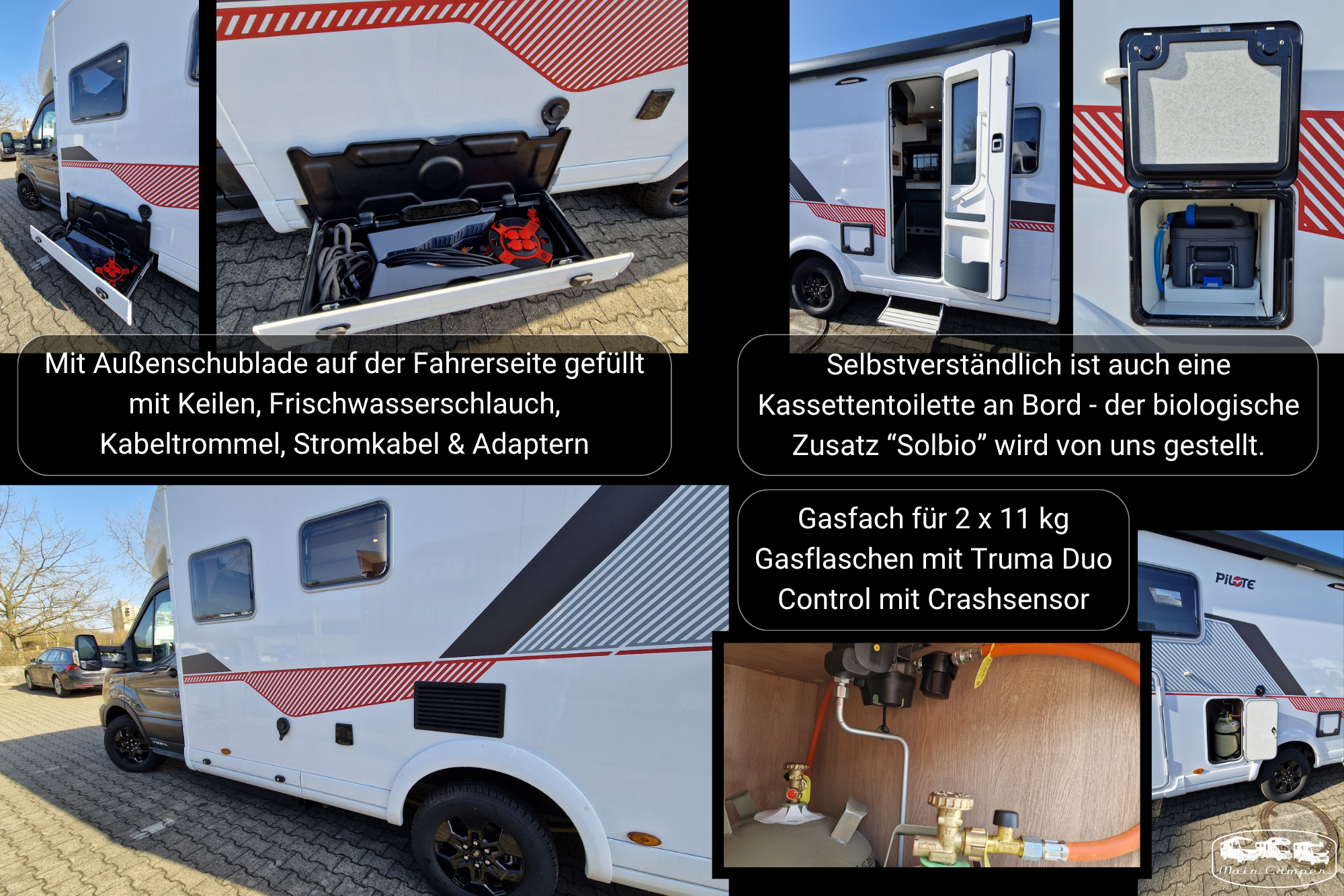 Pilote Atlas A690 GJ - Teilintegrierter für 4 Personen – 4