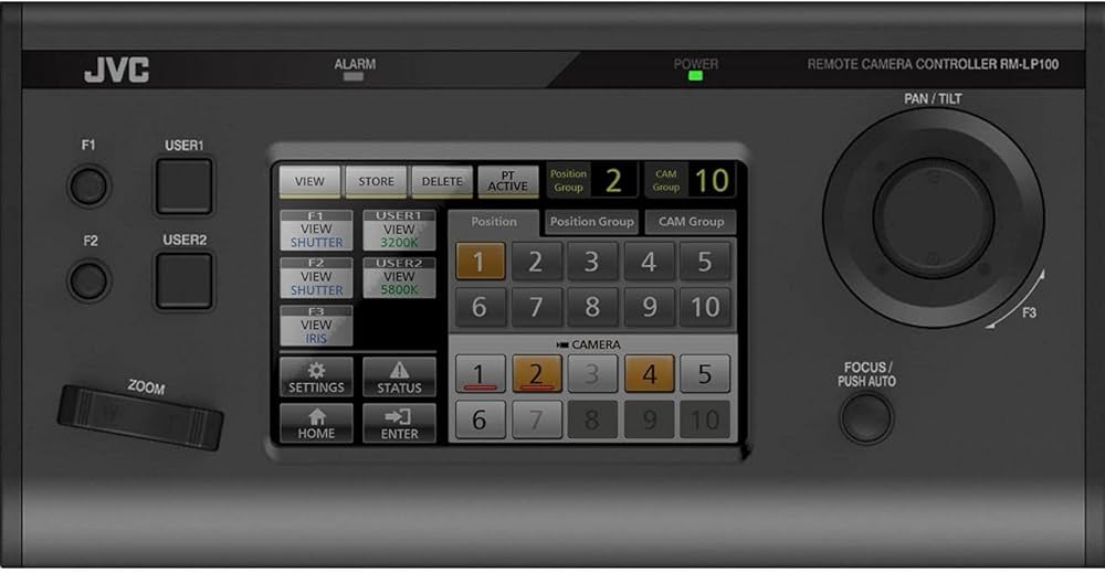 Studio 4er JVC PTZ Kamera Set inkl. Controller für Fernbedienung aller vier Kameras, auch einzeln mietbar! – 4