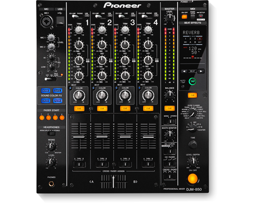 DJ Set Mischpult Pioneer DJM 850K CD-Player +2x CDJ 2000 NXS Nexus – 2