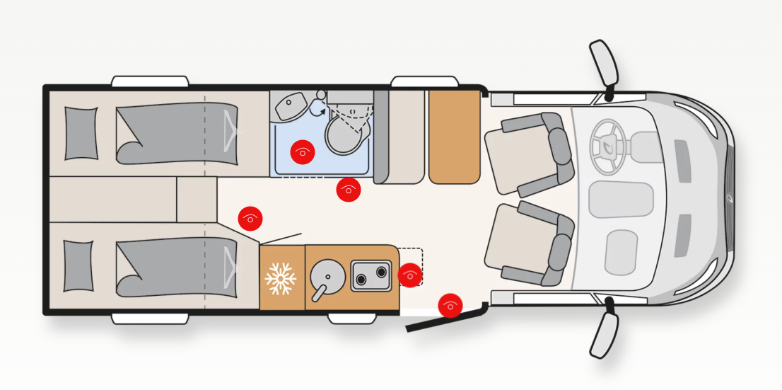 Dethleffs T 45 Globebus Go Teilintegriert