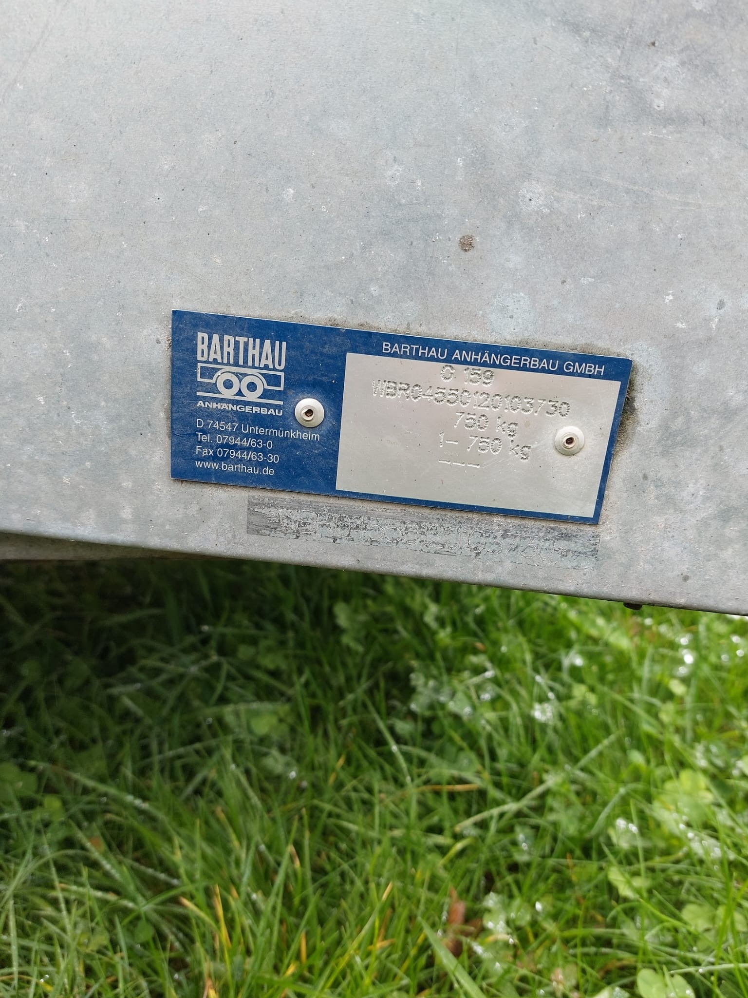 Anhänger 750 kg – 3