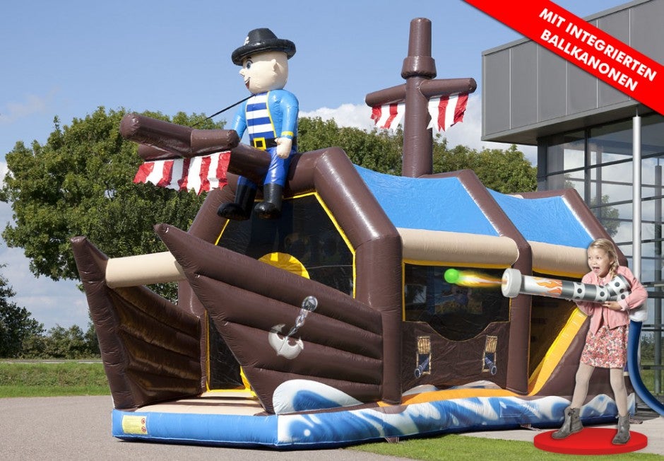 Hüpfburg Piratenschiff Shooter