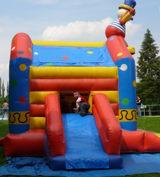 Hüpfburg Klatschender Clown Multifun mit Rutsche – 2