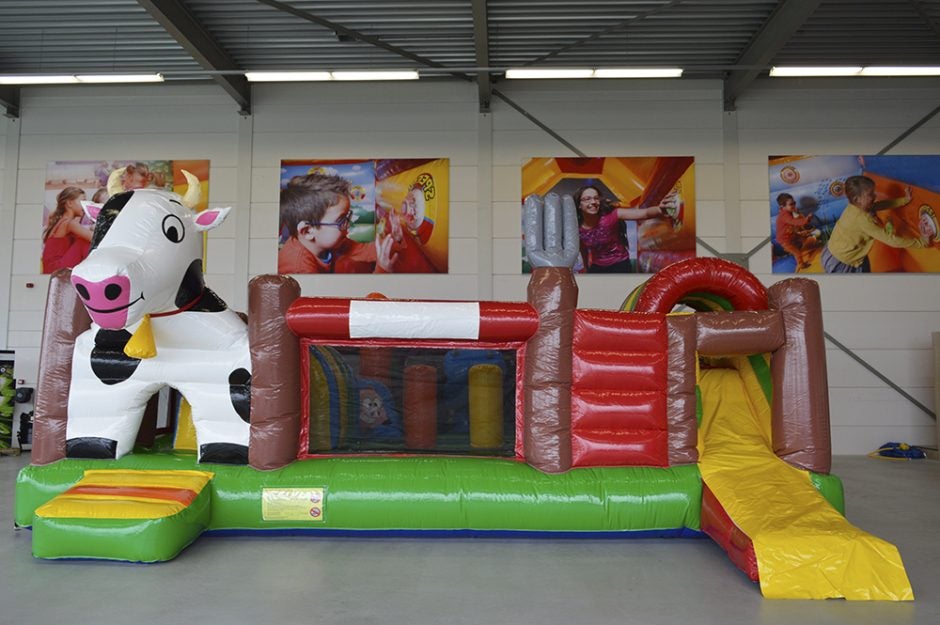 Hüpfburg Landwirtschafts & Bauernhof  XXL mit Interaktivem Playsystem - IPS – 4