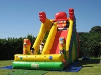Riesenrutsche Clown 8,0x4,0x6,0 (LxBXH) 6 Meter hohes Eventmodul zum hochklettern und runter sausen! – 2