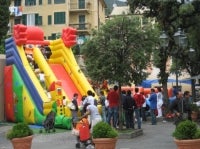 Riesenrutsche Clown 8,0x4,0x6,0 (LxBXH) 6 Meter hohes Eventmodul zum hochklettern und runter sausen! – 3