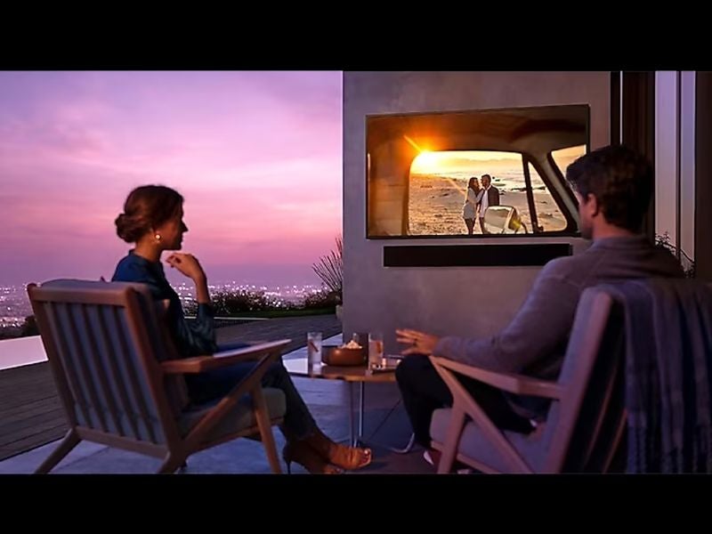 75 Zoll Outdoor 4K QLED-TV Samsung The Terrace Display mieten | für gewerbliche Kunden – 3