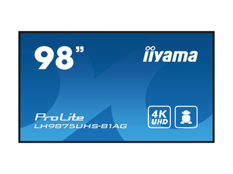 98 Zoll UHD iiyama ProLite LH9875UHS-B1AG Display mieten | für gewerbliche Kunden