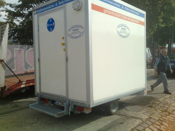 Behinderten WC, Toilettenwagen für Menschen mit eingeschränkter Mobilität – 3