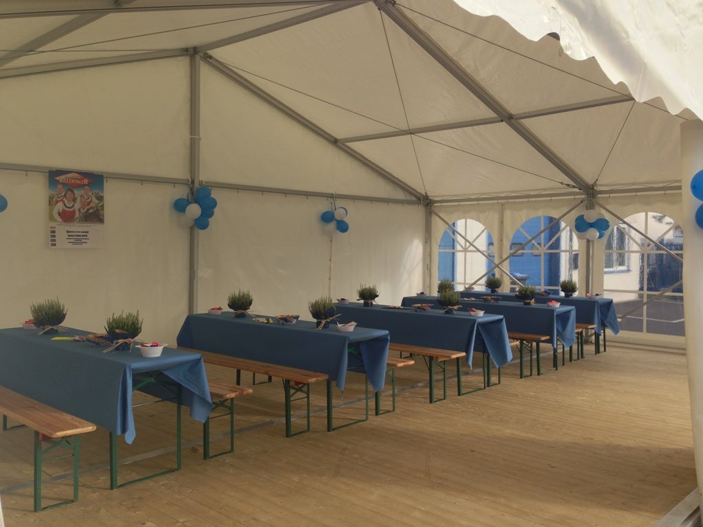 Partyzelt (profi Ausführung) 10m x 6 m – 3
