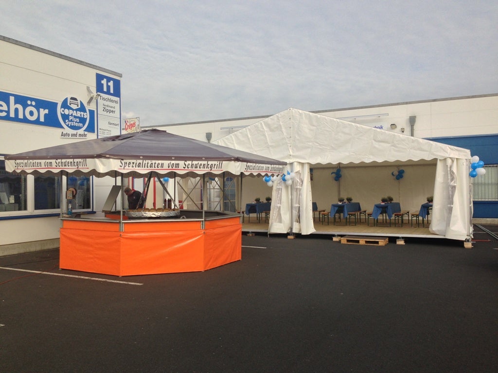 Partyzelt (profi Ausführung) 10m x 6 m – 2