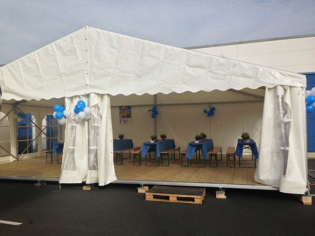 Partyzelt (profi Ausführung) 10m x 12m – 4