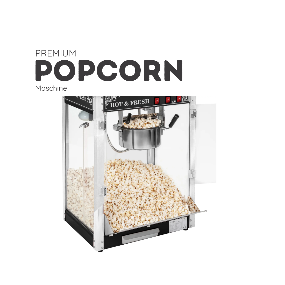 PopCorn Maschine mit Wagen – 2