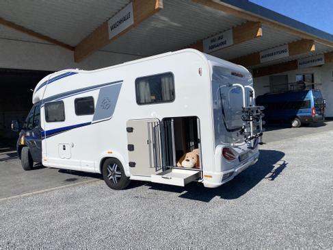 Hundemobil Knaus Sky Wave 700 MEG, mit Hundegarage, 4,4to, Einzelbetten, Vollausstattung – 2