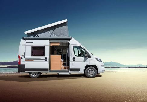 Kastenwagen + Schlafdach = 4 Schlafplätze. Knaus BoxStar 600 MQ + Weinsberg CaraTour 540 + Aufstelldach und Iso-Fix. Der Familienvan zum Reisen. Querbett und Schlafdach. Dank 3,5to mit Führerschein B