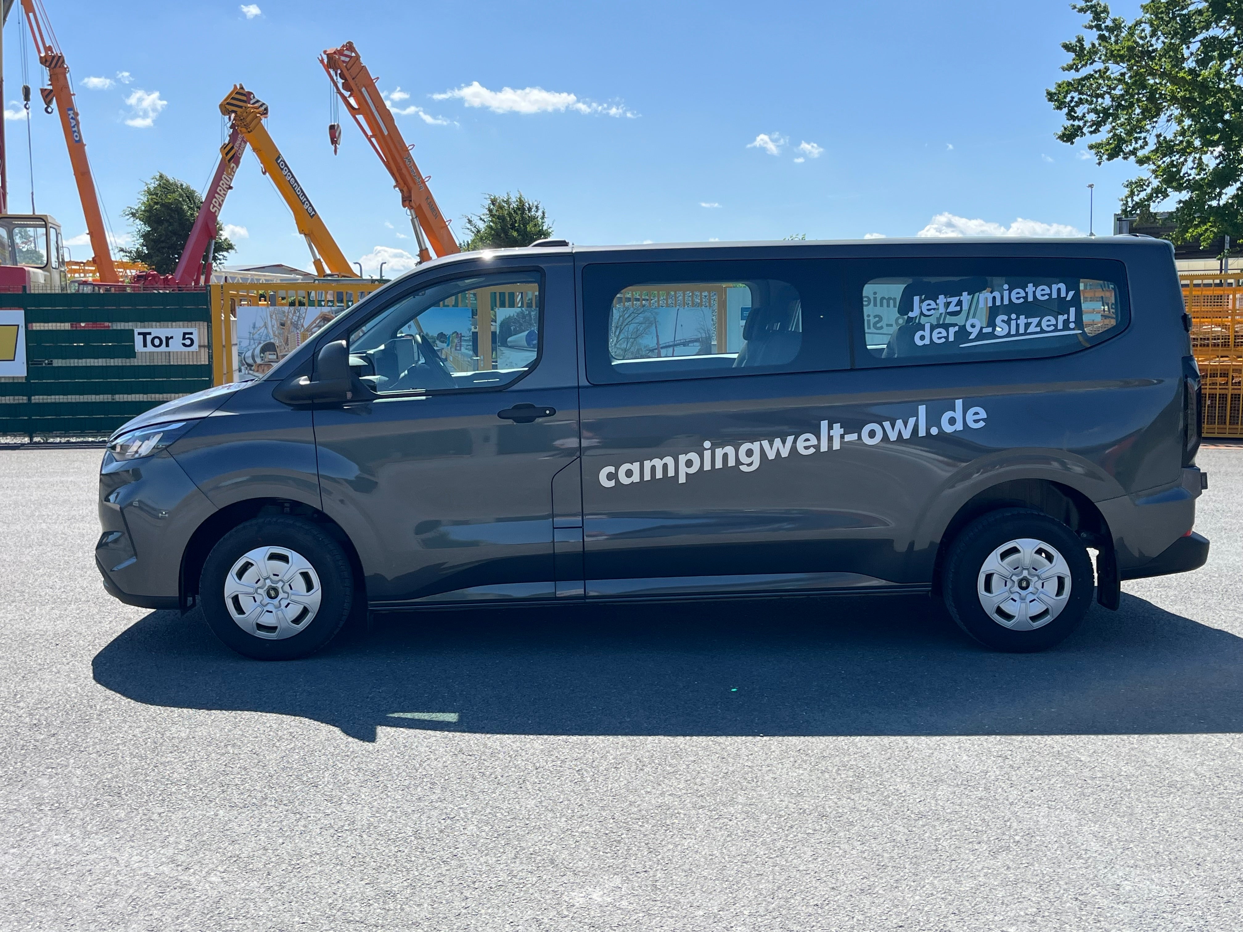 9-Sitzer Bulli, für Kegelausflug, gemeinsamer Urlaub, z.B. Ford Transit Custom – 4
