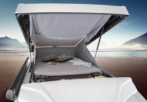 Kastenwagen + Schlafdach = 4 Schlafplätze. Knaus BoxStar 600 MQ + Weinsberg CaraTour 540 + Aufstelldach und Iso-Fix. Der Familienvan zum Reisen. Querbett und Schlafdach. Dank 3,5to mit Führerschein B – 4