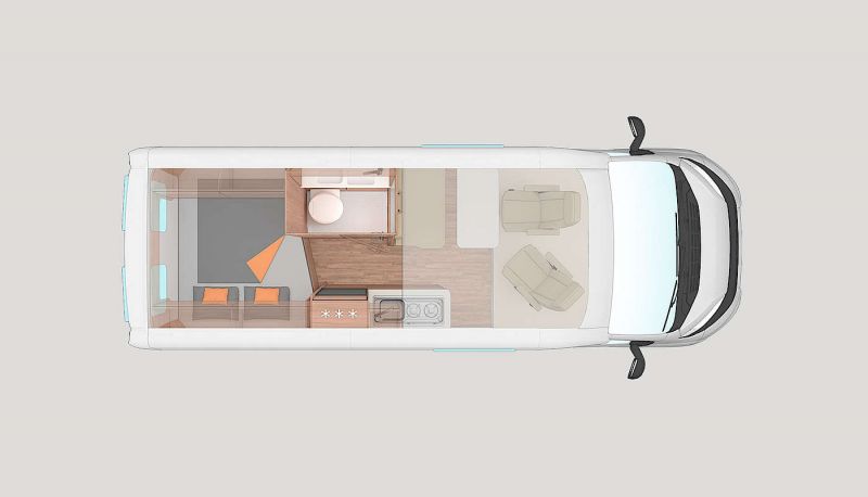 Kastenwagen Weinsberg CaraBus 600DQ für 4 Personen – 2