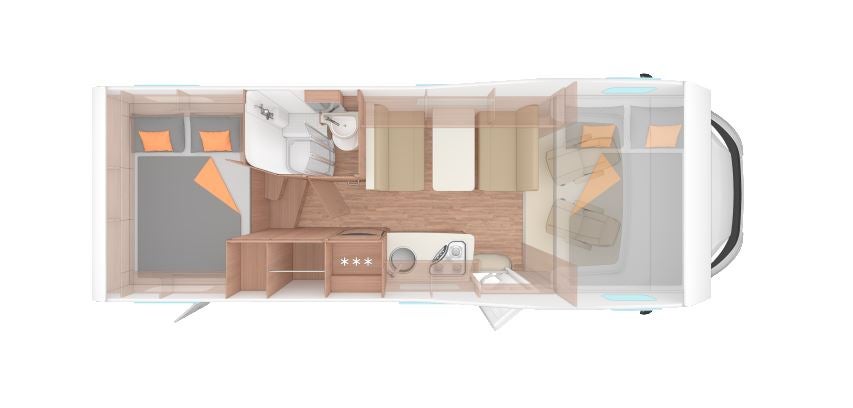 Wohnmobil Weinsberg CaraHome 700DG Vollausstattung f. 6 Pers – 2